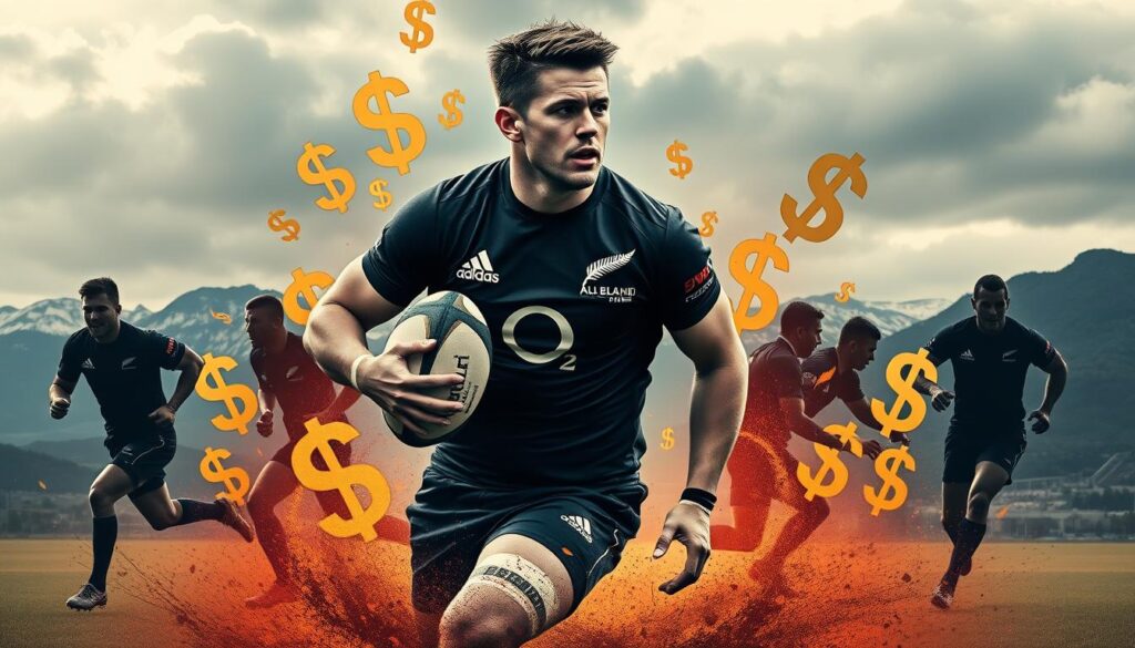 Beauden Barrett Earnings Comparison