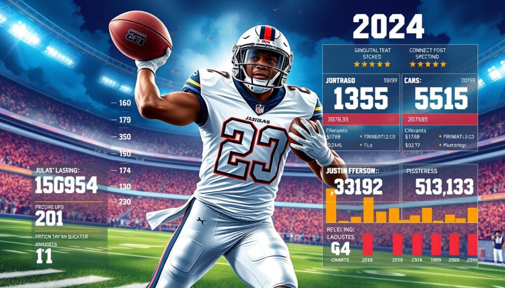 Justin Jefferson Receiving Records 2024