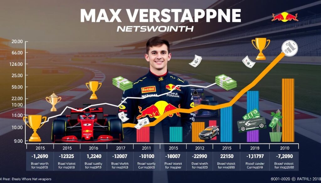 Max Verstappen Net Worth Chart