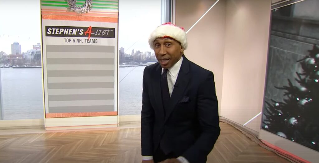 Stephen A Smith Christmas 2024 Nfl A-List 2 Stephen A Smith Christmas 2024 Nfl A-List