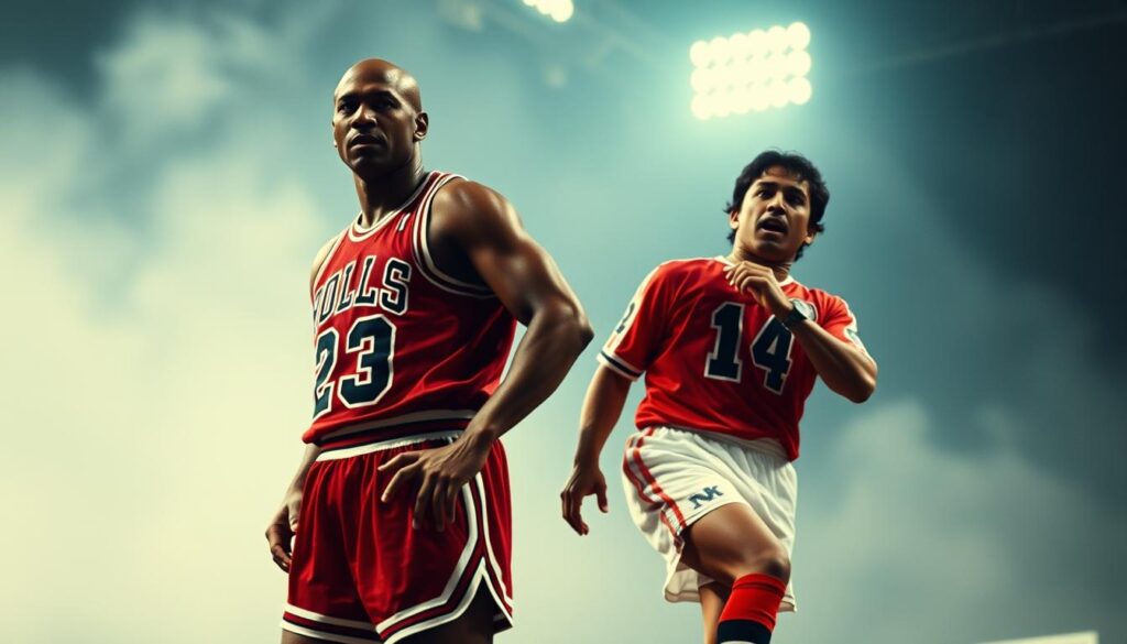 Michael Jordan And Diego Maradona Global Impact