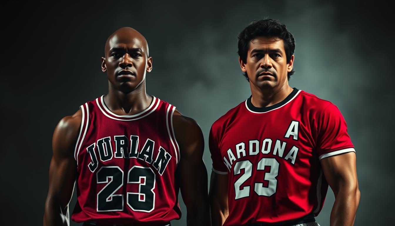 michael jordan maradona