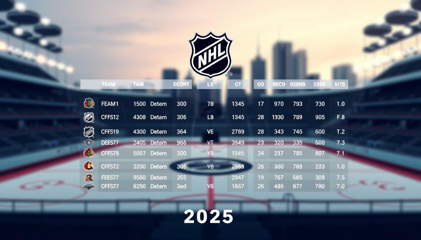 Nhl Standings Update 2025