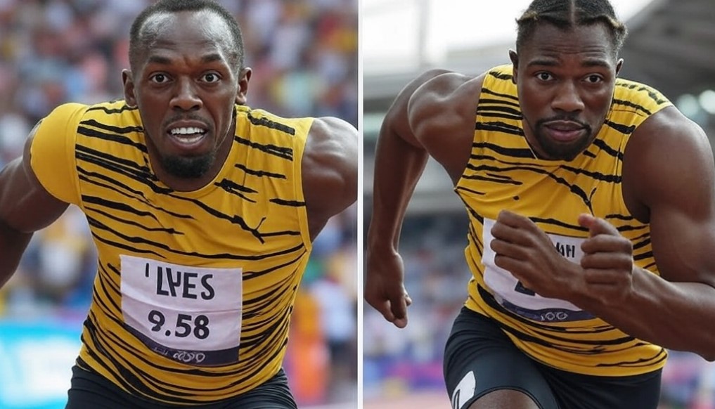 Usain Bolt Vs Noah Lyles Sprinting Goat Olympic 100M Records